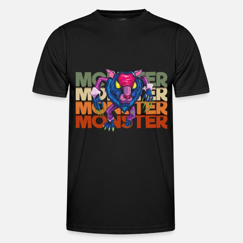 Süß Bunt Große Schwester - Männer Funktions-T-Shirt - Schwarz