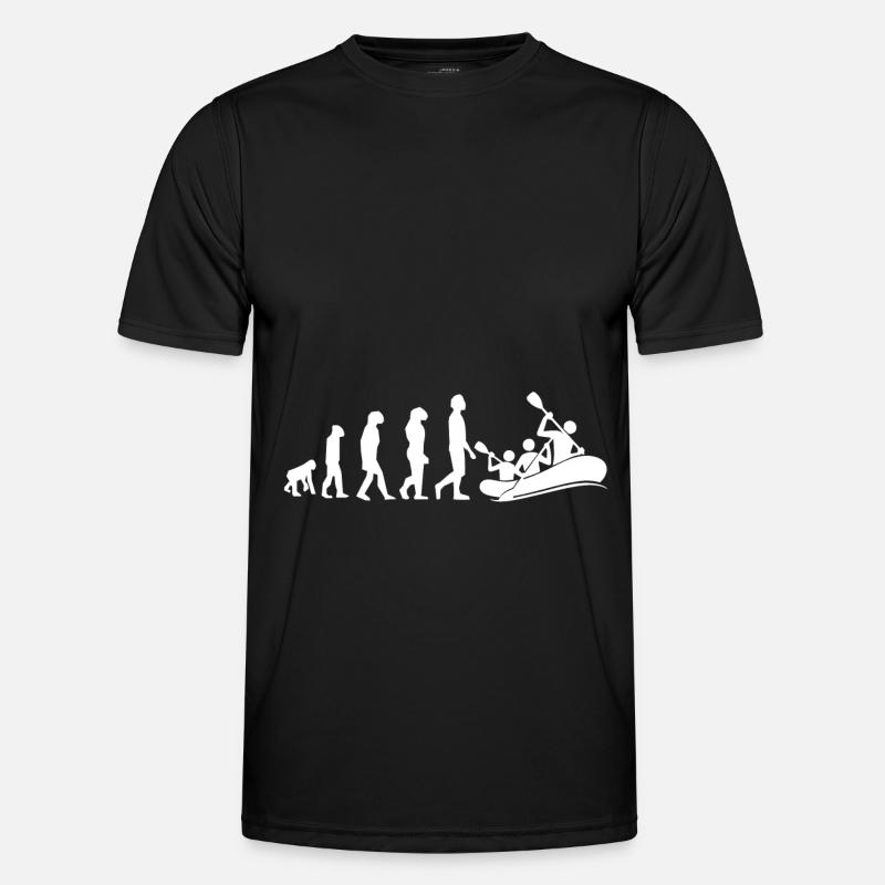 évolution rafting - T-shirt sport Homme - noir