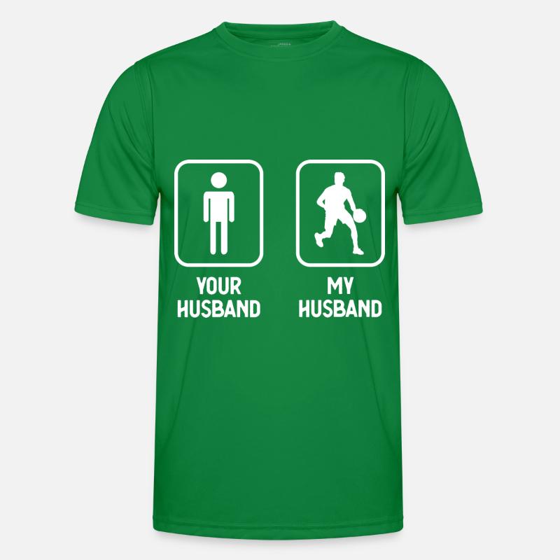 Dein Ehemann Mein Ehemann - Basketball - Männer Funktions-T-Shirt