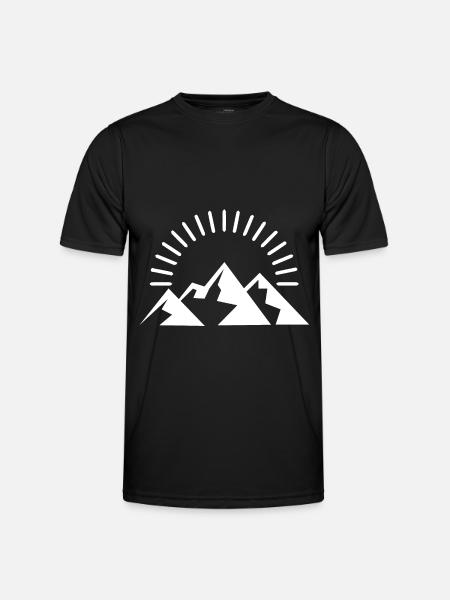Mountain - (19) - Men's Functional T-Shirt - black