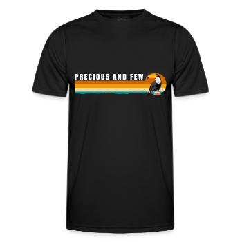 Bird Holiday Nature South America - Men's Functional T-Shirt - black - Front - AI Model Male 178 dark (178cm)