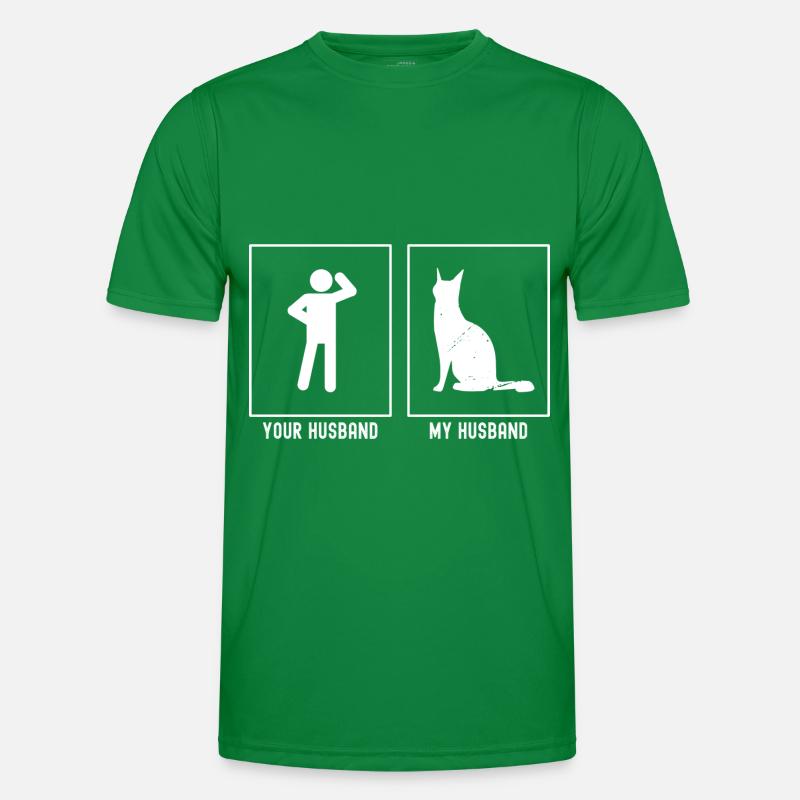 Ihr Ehemann - Mein Ehemann - Stilisierte Katze Männer Funktions-T-Shirt