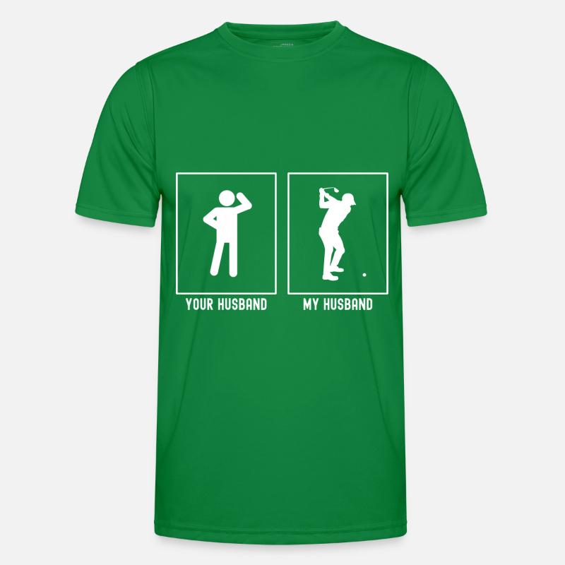 Ihr Ehemann - Mein Ehemann - Golfschwingen Männer Funktions-T-Shirt