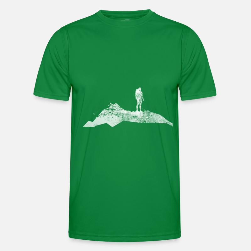Berg - Wanderer - (9) Männer Funktions-T-Shirt