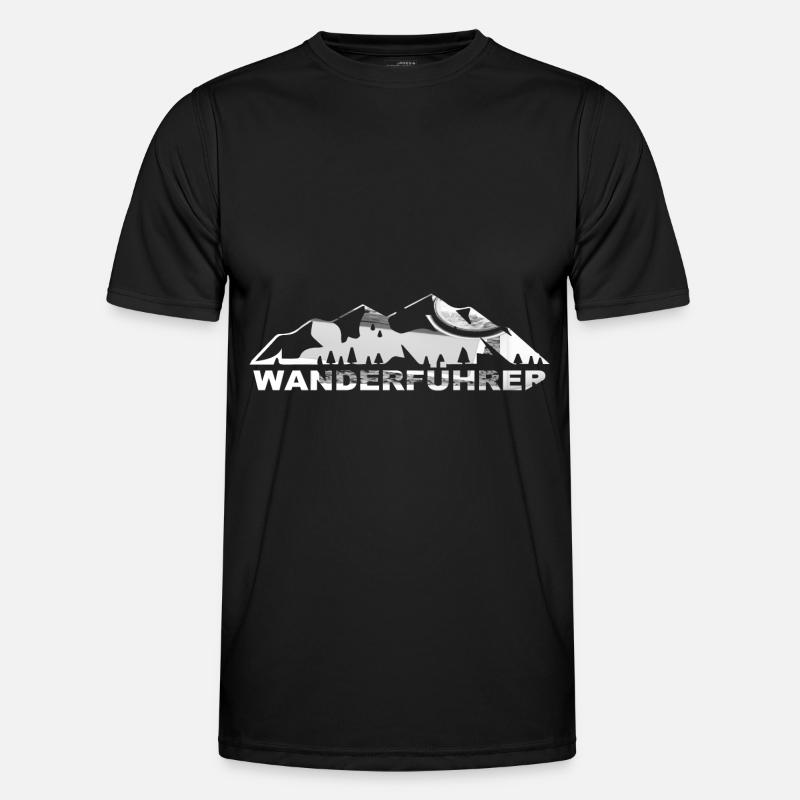 Wanderfuhrer - (6) - Männer Funktions-T-Shirt - Schwarz