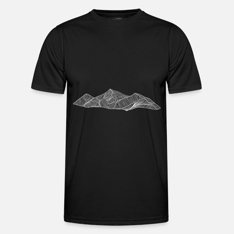 Mountain - (9) - Men's Functional T-Shirt - black