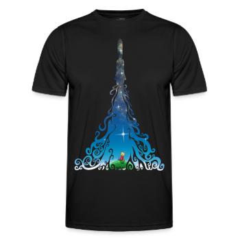 Rocket dreams - Männer Funktions-T-Shirt - Schwarz - Vorne - AI Model Male 178 dark (178cm)