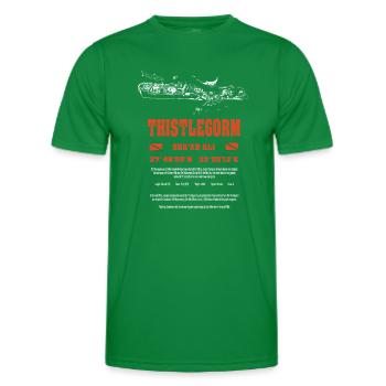 Wreck Red Sea Thistlegorm Diving Gift - Men's Functional T-Shirt - kelly green - Front - AI Model Male 178 dark (178cm)