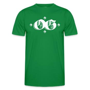 OG Original Gangster Gangsta O.G. Calligraphy - Männer Funktions-T-Shirt - Kelly Green - Vorne - AI Model Male 178 dark (178cm)