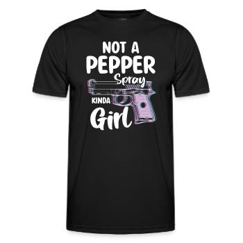 Pistole Munition Schusswaffe Freiheit - Männer Funktions-T-Shirt - Schwarz - Vorne - AI Model Male 178 dark (178cm)