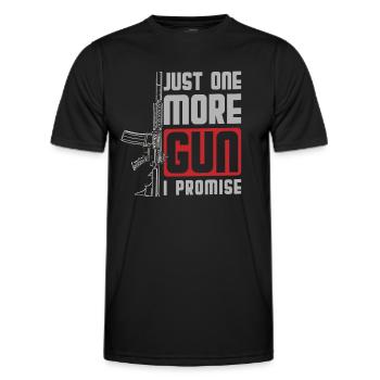 Weapons Freedom - Men's Functional T-Shirt - black - Front - AI Model Male 178 dark (178cm)