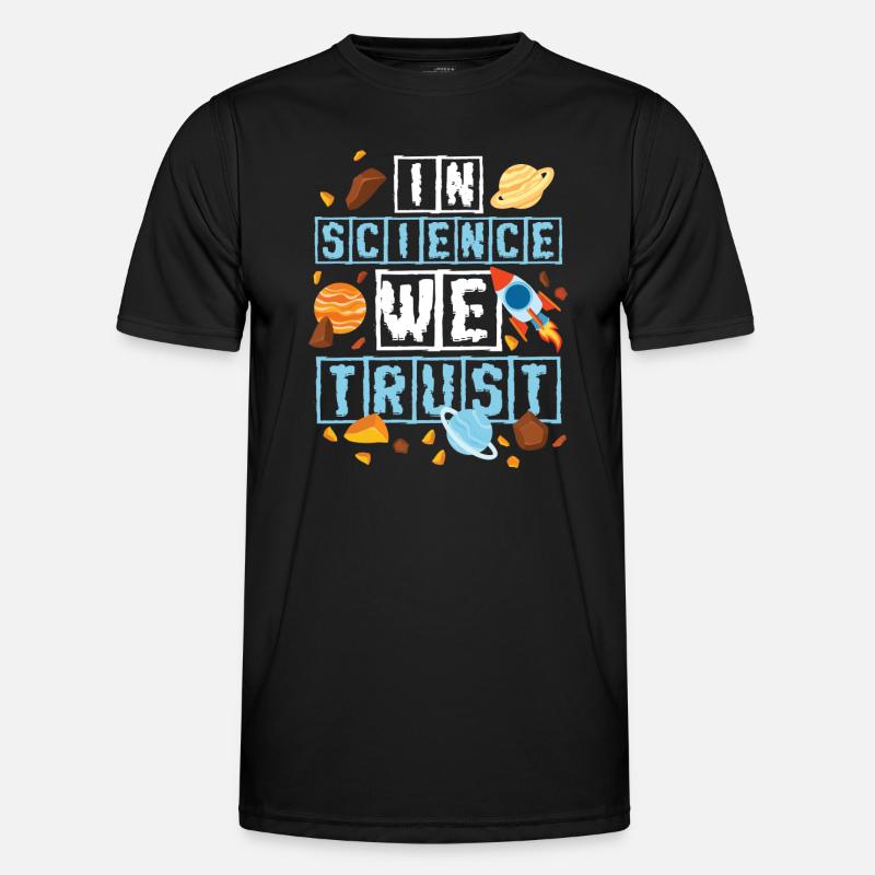 Space Shuttle Spacesuit SpaceShip Rocket - Men's Functional T-Shirt - black