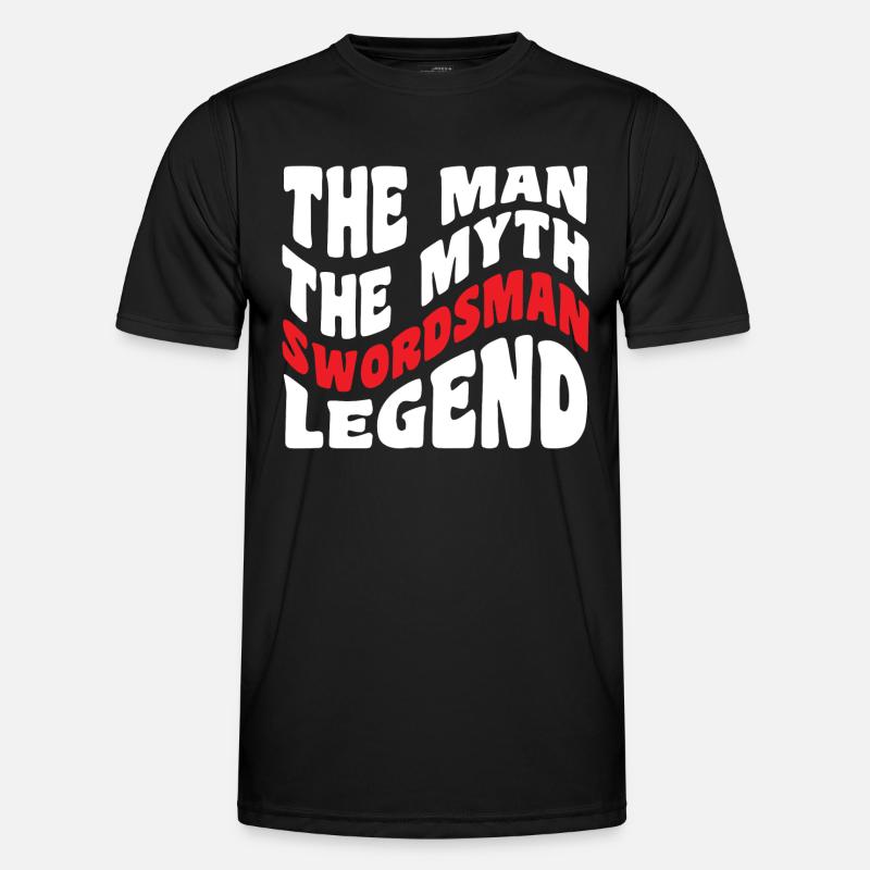 Sword Saber - Men's Functional T-Shirt - black
