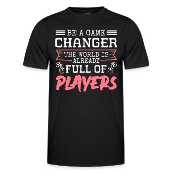 Arbeit Karriere Angestellter - Männer Funktions-T-Shirt - Schwarz - Vorne - AI Model Male 178 dark (178cm)