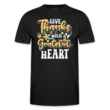 Family Family celebration - Men's Functional T-Shirt - black - Front - AI Model Male 178 dark (178cm)