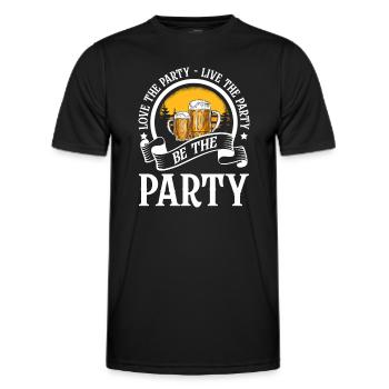 Party Geburtstag Trinken Mädelsabend - Männer Funktions-T-Shirt - Schwarz - Vorne - AI Model Male 178 dark (178cm)
