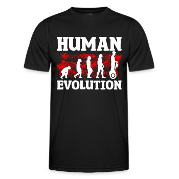 Scooter Transport Leisure Activities - Men's Functional T-Shirt - black - Front - AI Model Male 178 dark (178cm)
