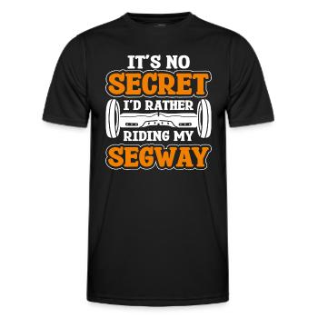 Segway Fun Véhicule Mode Véhicule - T-shirt sport Homme - noir - Devant - AI Model Male 178 dark (178cm)