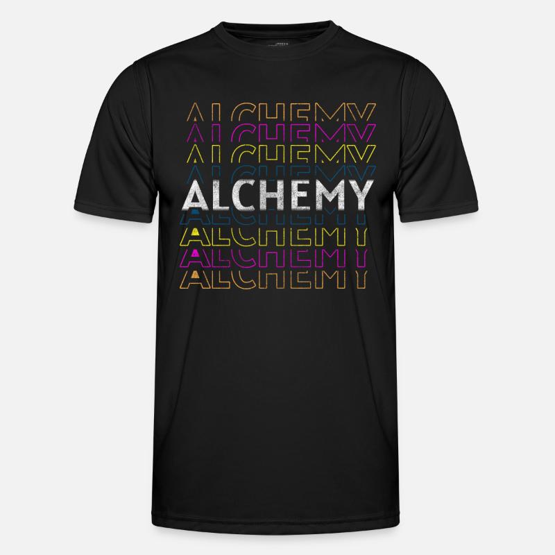 Alchemy Healing Magic Chemist - Men's Functional T-Shirt - black