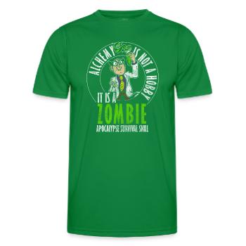 Chemical Chemist - Men's Functional T-Shirt - kelly green - Front - AI Model Male 178 dark (178cm)