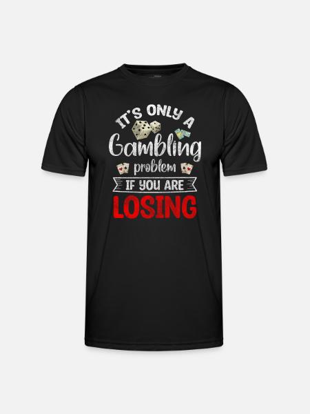 Card Game Luck Play Game - Men's Functional T-Shirt - black