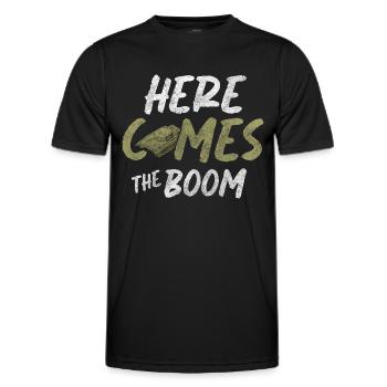 Armes militaires - T-shirt sport Homme - noir - Devant - AI Model Male 178 dark (178cm)