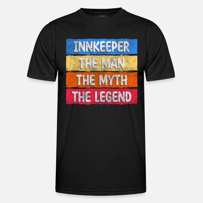 Wirt Bier Bar Tabak Männer Funktions-T-Shirt