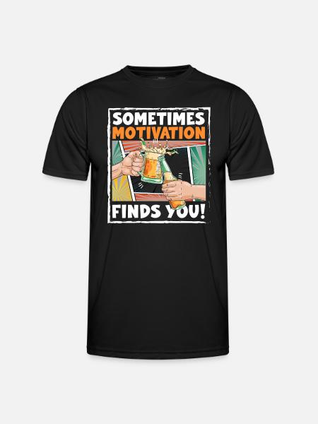 Comic Sprechblase Bunt - Männer Funktions-T-Shirt - Schwarz