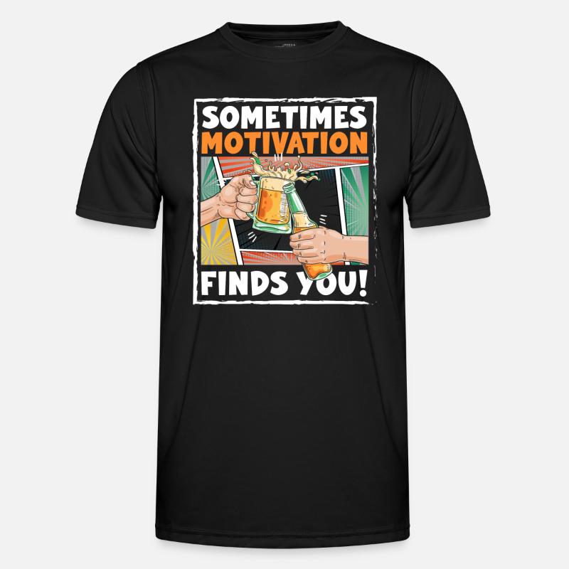 Comic Sprechblase Bunt - Männer Funktions-T-Shirt - Schwarz