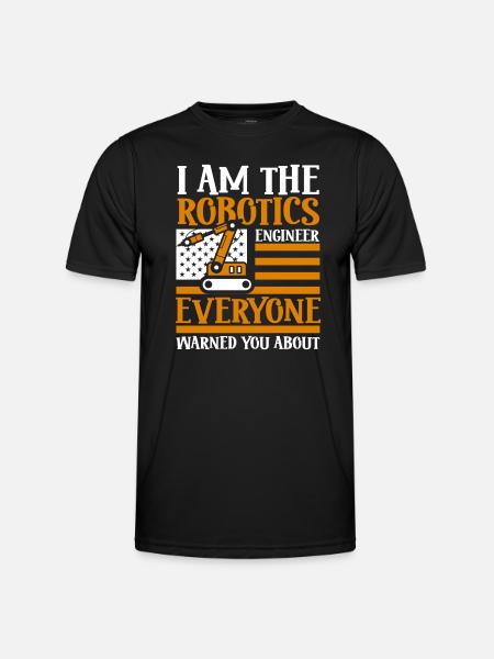 Machine Gear Engineer Technician - Men's Functional T-Shirt - black