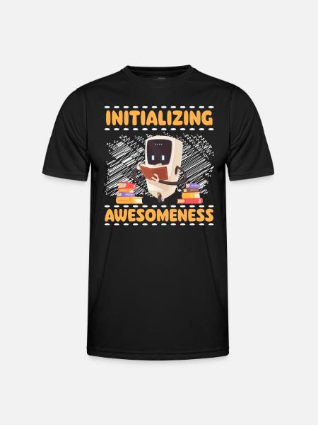 Machine Mechanics Combat Robot - Men's Functional T-Shirt - black