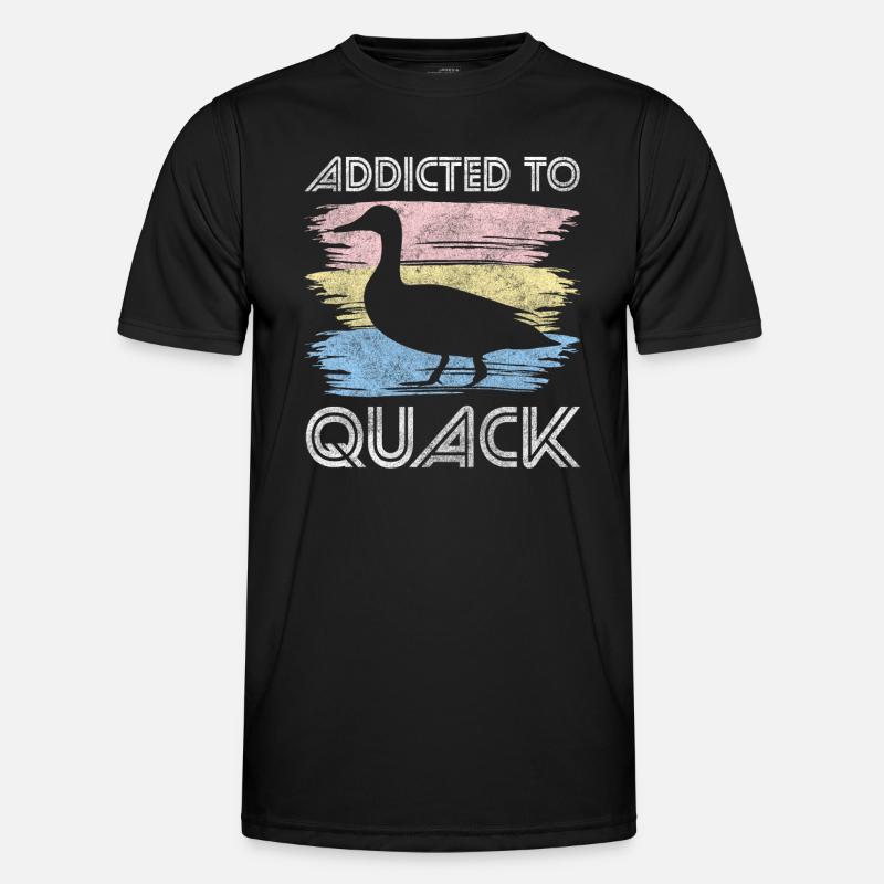 Ducks, Rubber Ducks, Waterfowl - Men's Functional T-Shirt - black