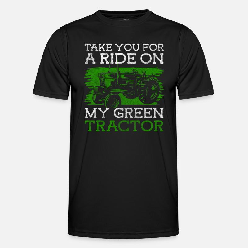 Tractor Attachment Farmer's Stable Men's Functional T-Shirt