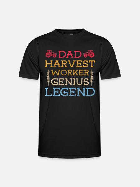 Harvest Agriculture Work Vegetables - Men's Functional T-Shirt - black