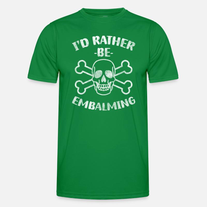 Begrafenis begrafenisondernemer overlijden Functioneel T-shirt voor mannen