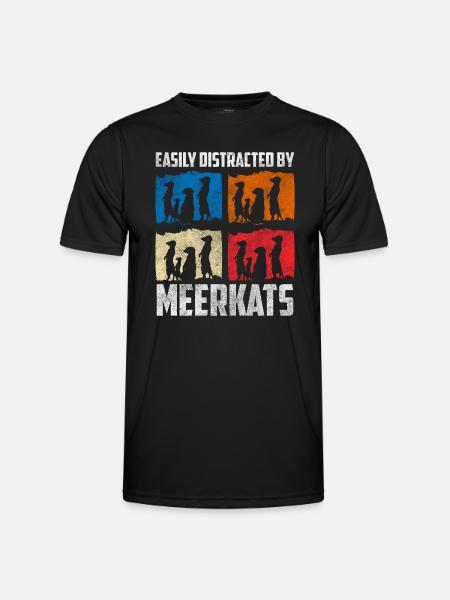 Wildtier Zoo Querstreifen - Männer Funktions-T-Shirt - Schwarz