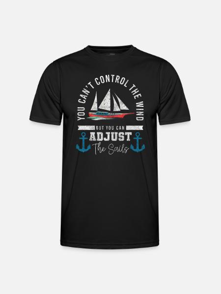 Sailing Ocean - Men's Functional T-Shirt - black