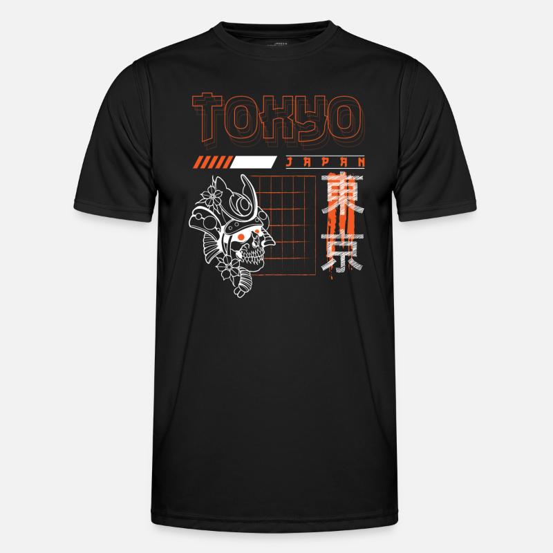 Tokio Weltreise Tempel Männer Funktions-T-Shirt
