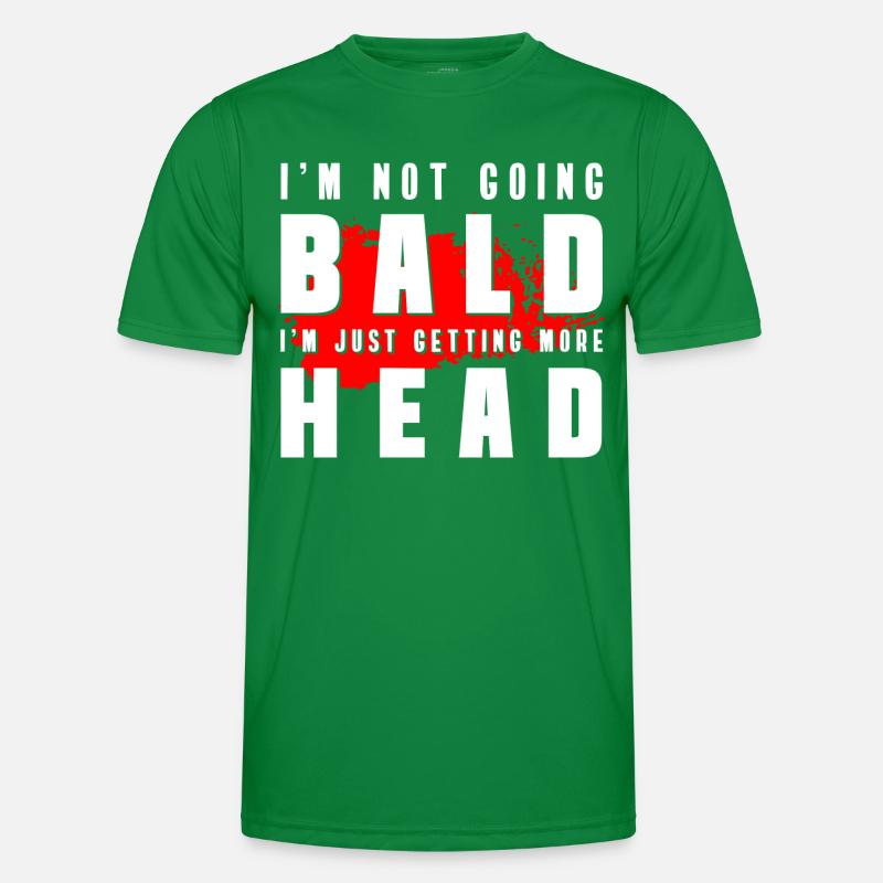 Glatze Mann Männer Funktions-T-Shirt