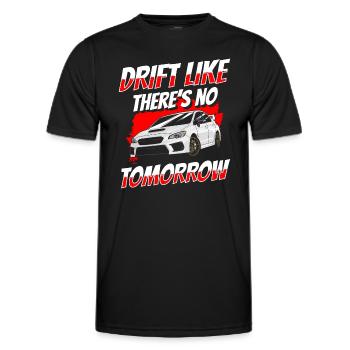 Speedster d’asphalte de voiture à la dérive - T-shirt sport Homme - noir - Devant - AI Model Male 178 dark (178cm)