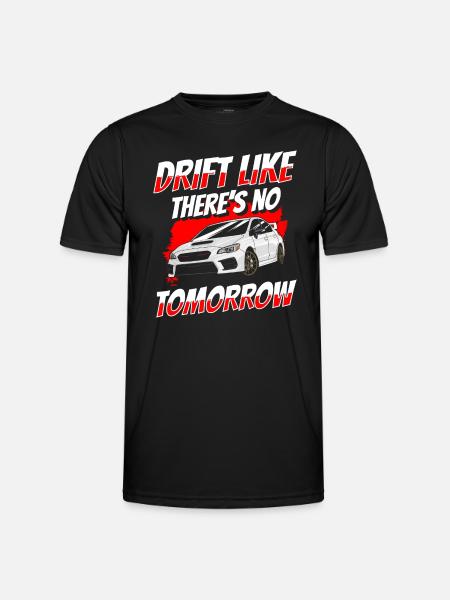 Drifting Car Asphalt Speedster - Men's Functional T-Shirt - black