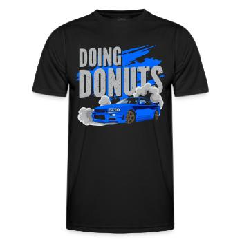 Sport automobile Pilote de course automobile - T-shirt sport Homme - noir - Devant - AI Model Male 178 dark (178cm)