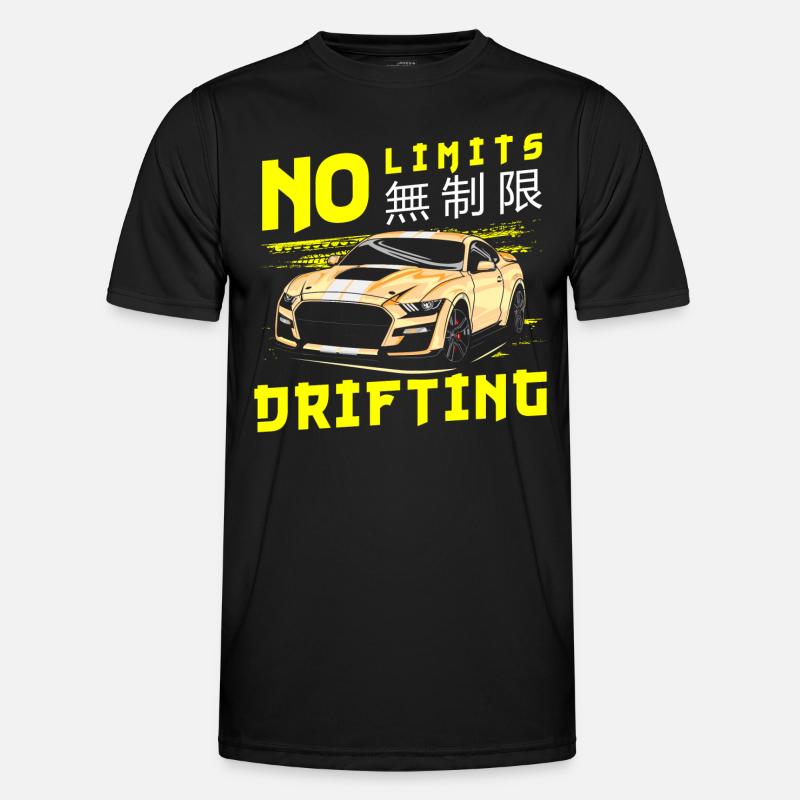 Driften Auto Quer Männer Funktions-T-Shirt