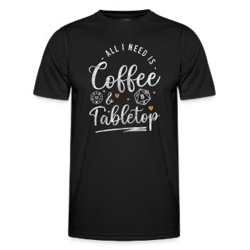 Jeu de société Jeu de société Jeu de dés - T-shirt sport Homme - noir - Devant - AI Model Male 178 dark (178cm)