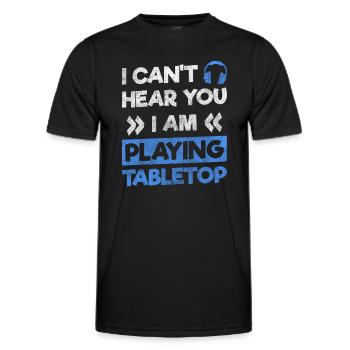 Games Geek Winner Strategy - Men's Functional T-Shirt - black - Front - AI Model Male 178 dark (178cm)