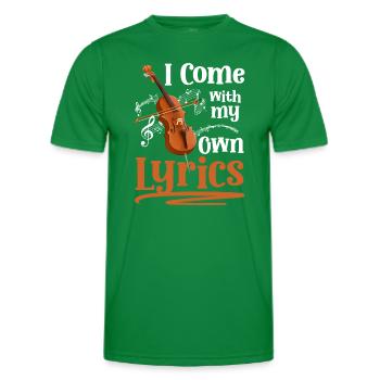 Musicien Cash Artiste d’instruments de musique - T-shirt sport Homme - vert - Devant - AI Model Male 178 dark (178cm)
