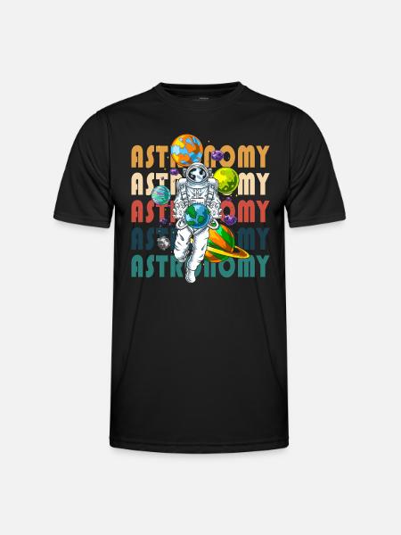 Astronomy Space Space Star - Men's Functional T-Shirt - black