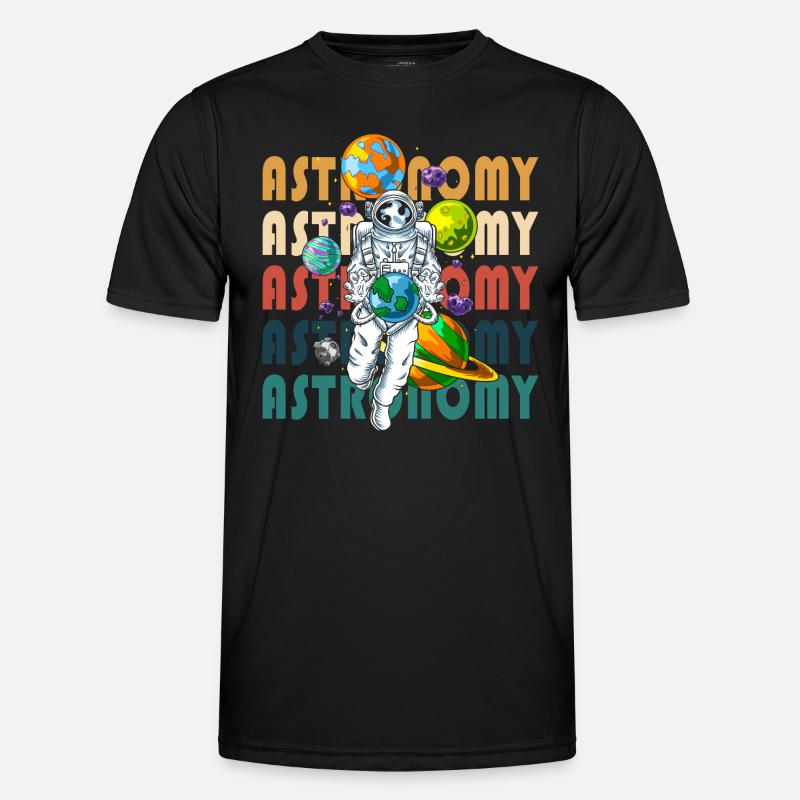Astronomy Space Space Star - Men's Functional T-Shirt - black