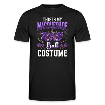 Disfigurement unknown - Men's Functional T-Shirt - black - Front - AI Model Male 178 dark (178cm)