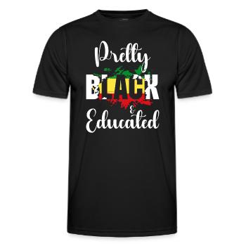 Wildnis Elefant Abenteuer Serengeti - Männer Funktions-T-Shirt - Schwarz - Vorne - AI Model Male 178 dark (178cm)